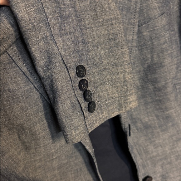 J. Crew Denim Chambray Schoolboy women’s Blazer - Picture 6 of 8